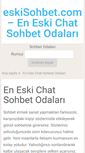 Mobile Screenshot of eskisohbet.com